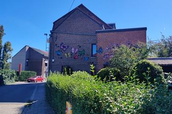 Spring von MauMau, Street-Art Kessel-Lo