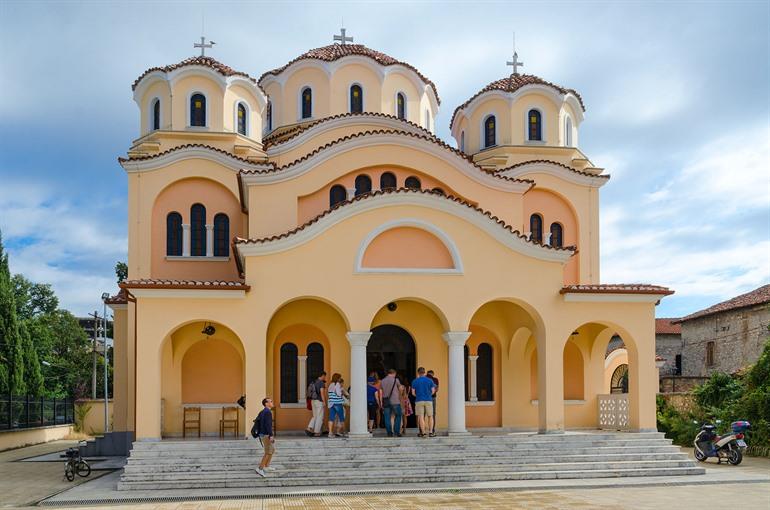 St. Stephan's Kathedrale in Shkodër, Albanien