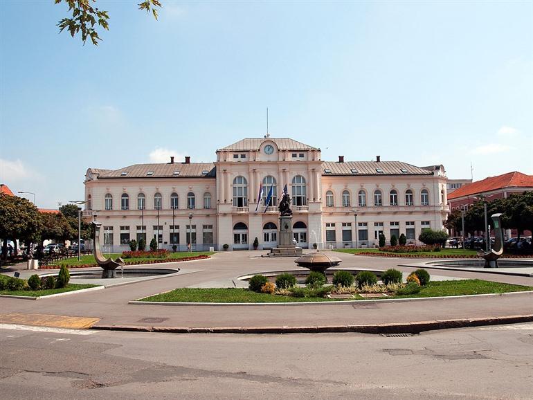 Rathaus von Bijeljina, Bosnien und Herzegowina