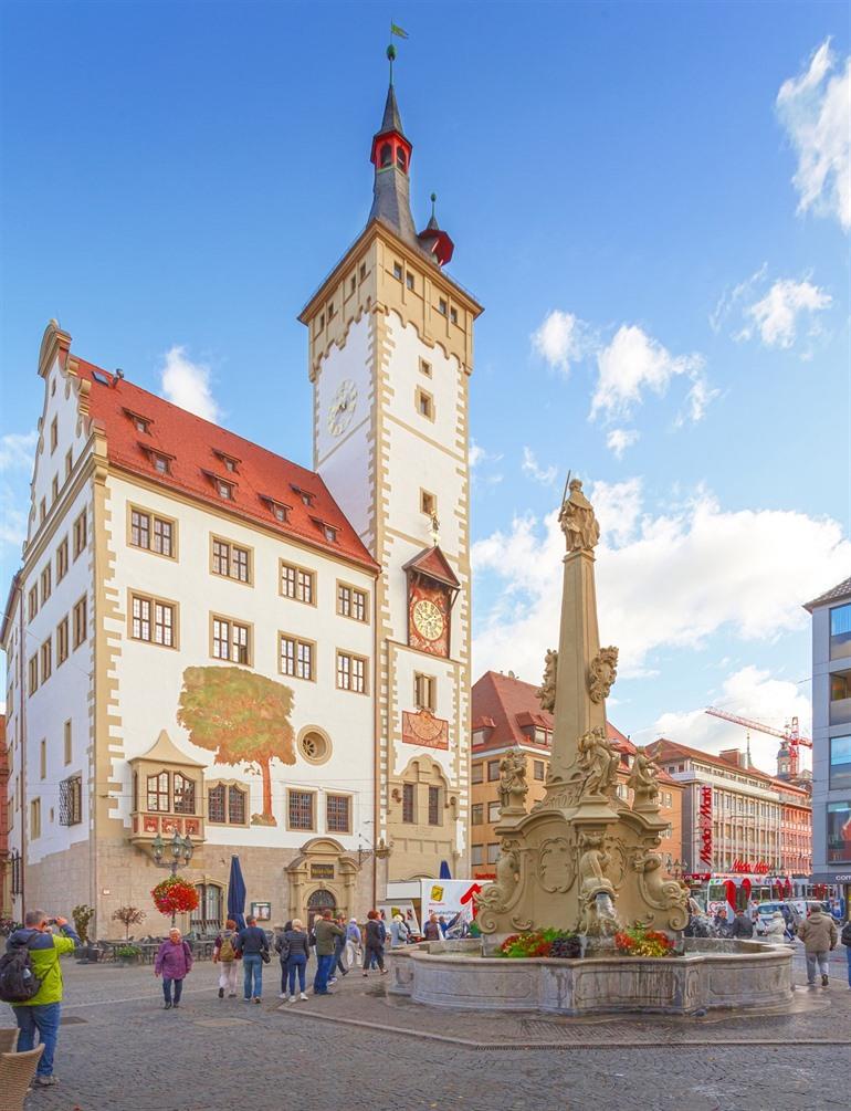 Rathaus von Würzburg, Bayern