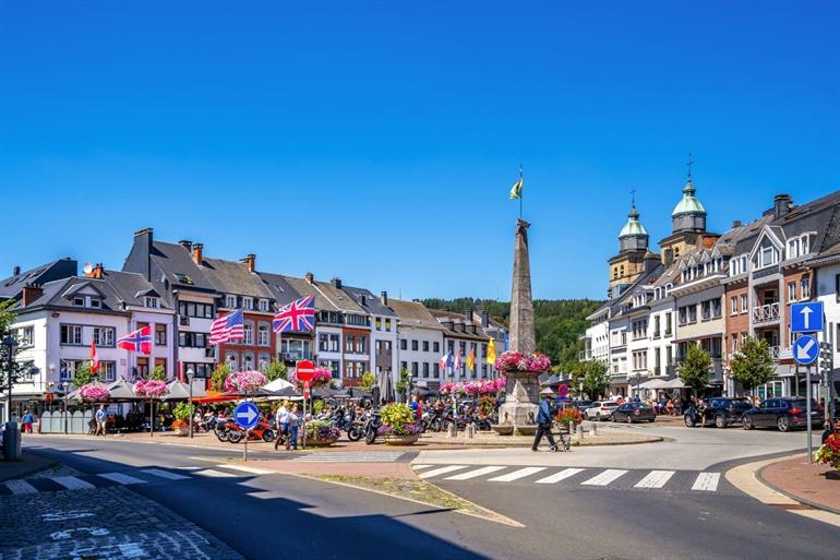 Stadtzentrum von Malmedy