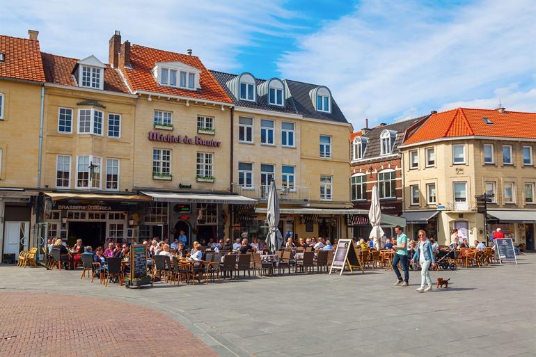 Stadtzentrum von Valkenburg, Niederlande