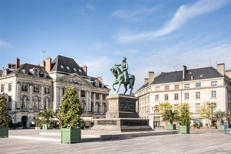 Jeanne d'Arc Statue in Orléans, Frankreich