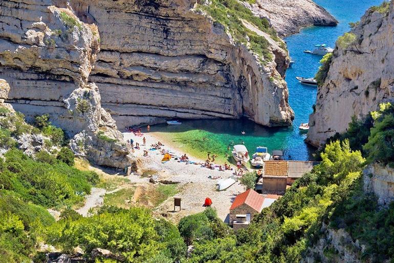 Stiniva Strand auf Vis