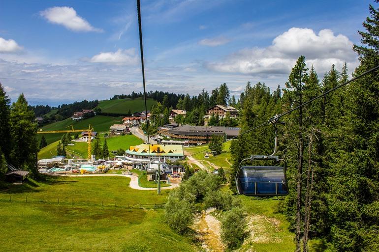Sesselbahn von Obereggen nach Oberholz, Dolomiten