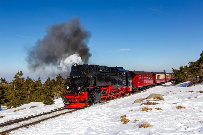 Dampfeisenbahn Brockenbahn im Harz