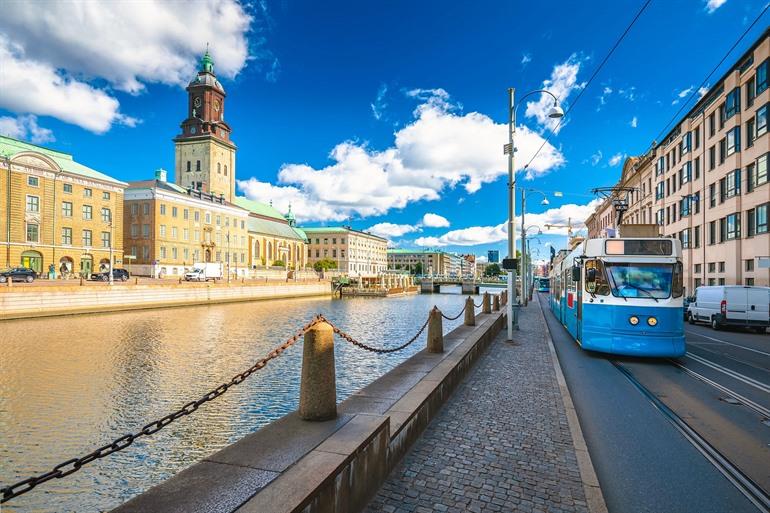 Straßenbild von Göteborg, Schweden