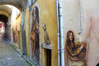 Straßenbild von Laon