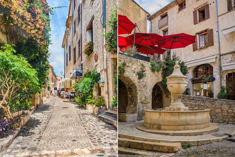Straßenbild von Saint-Paul-de-Vence, Provence
