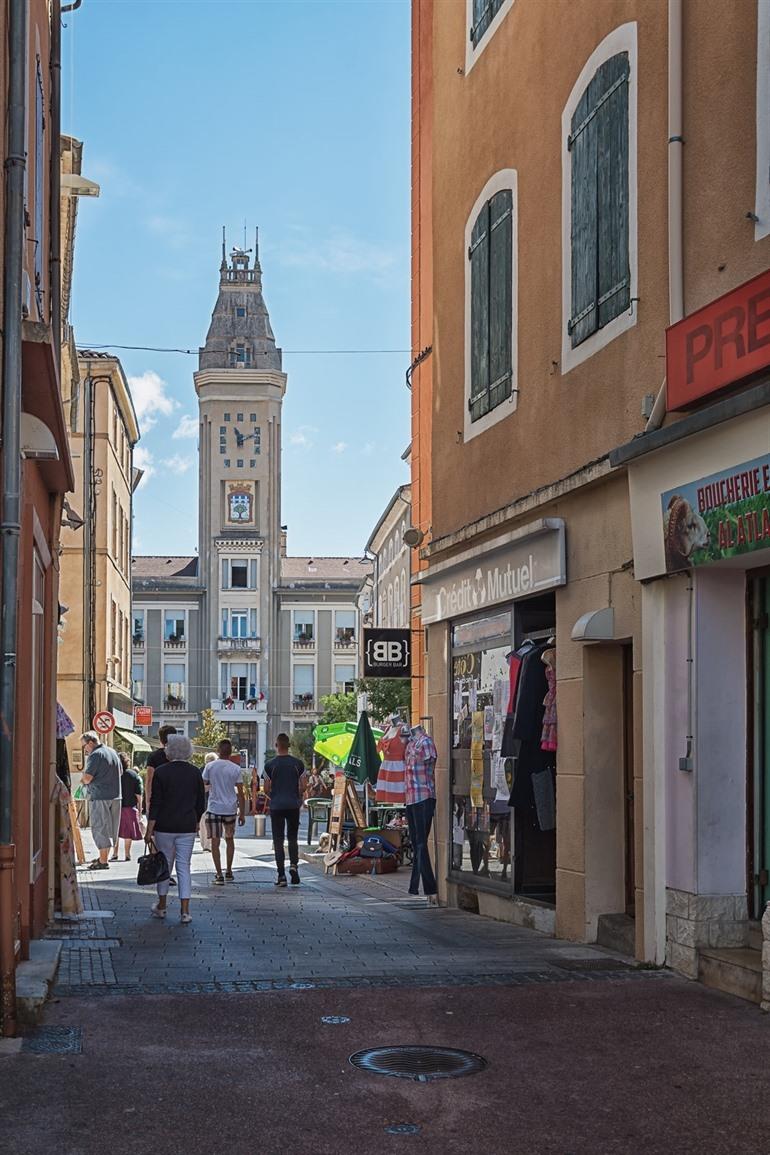 Gasse in Privas, Ardèche