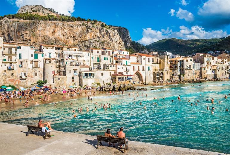 Strand von Cefalù