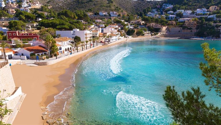 Strand Platja del Portet in Moraira