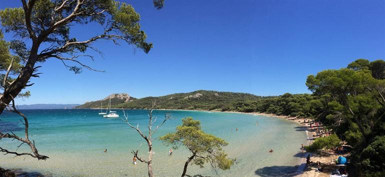 Strand von Hyères, Frankreich