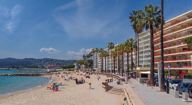 Strand von Juan-les-Pins