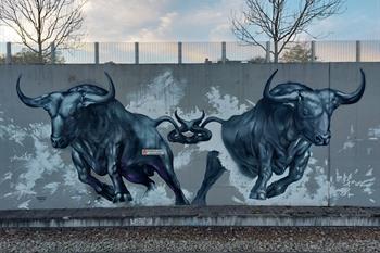 Street-Art am Bahnhof Halle