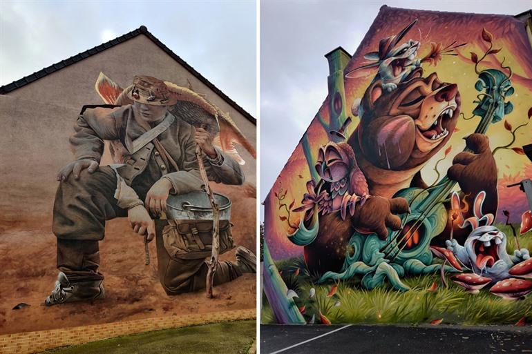 Street-Art in Boulogne-sur-Mer, Opalküste