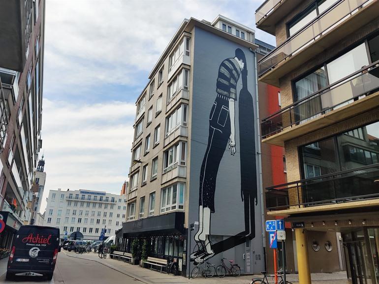 Street Art von Alex Senna in Ostende