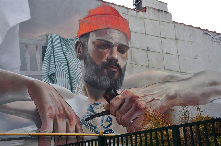 Street-Art-Spaziergang in Boulogne-sur-Mer