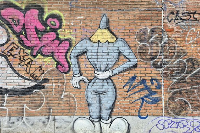Street-Art-Werke in Sint-Gillis
