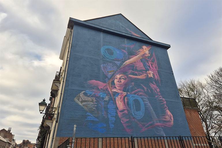 Street-Art-Werke in Sint-Gillis
