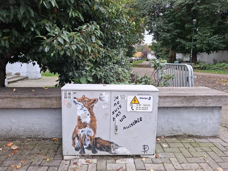 Street-Art-Werke von Rose Delhaye in Vorst
