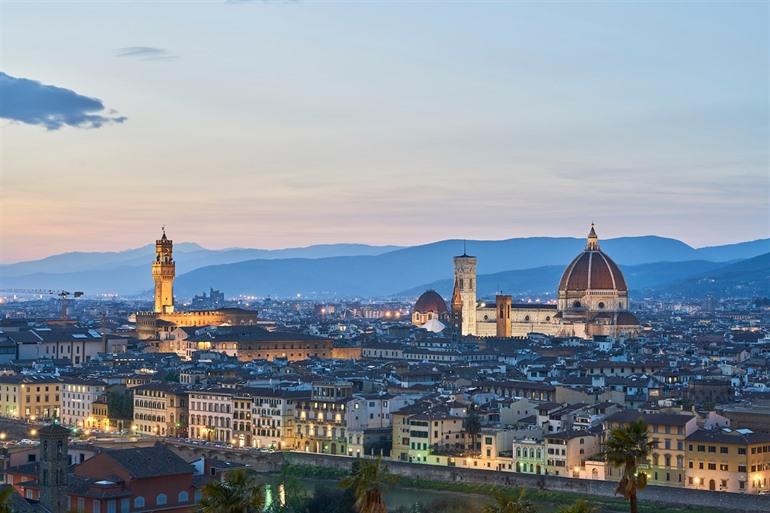 Sonnenuntergang in Florenz