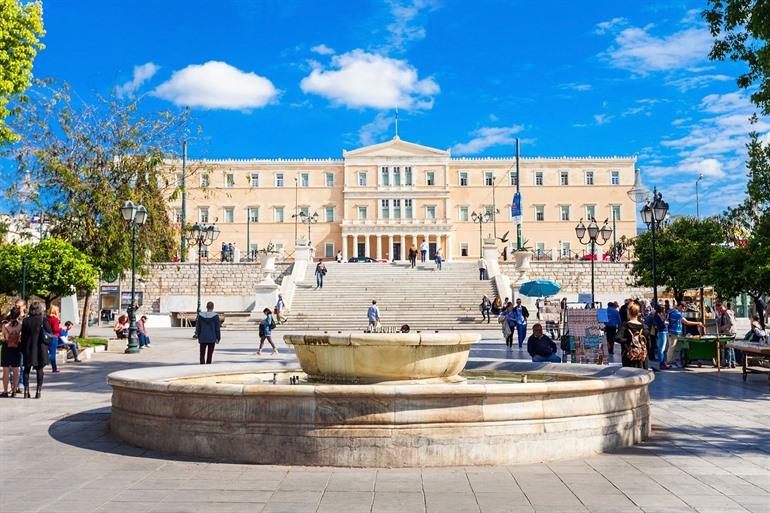 Syntagmaplein in Athen, Griechenland