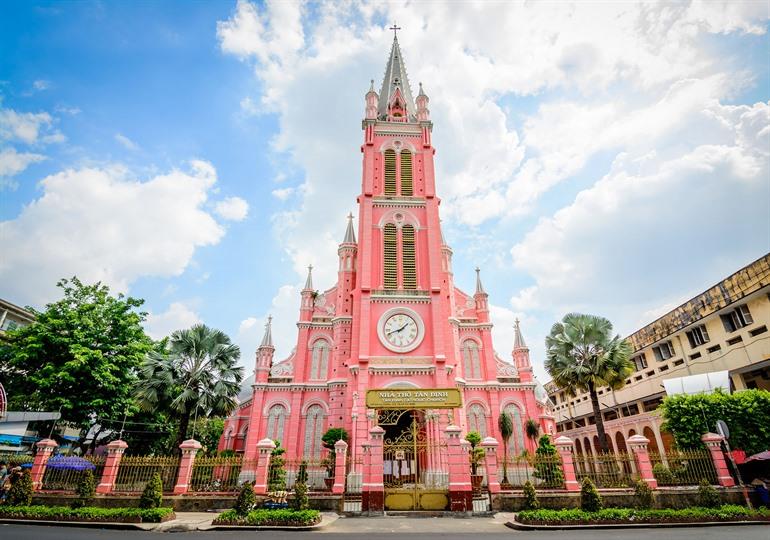 Tan Dinh Kirche in Ho-Chi-Minh-Stadt