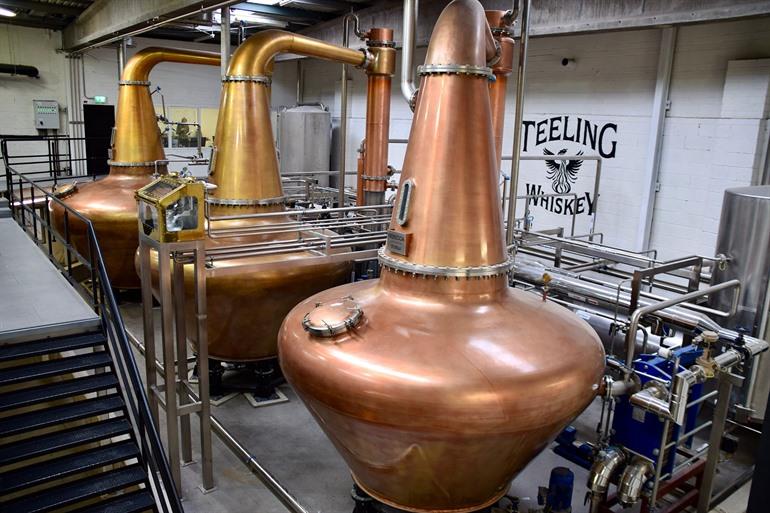 Besuch der Teeling Whiskey-Brennerei in Dublin