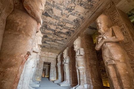 Innenansicht des Tempels von Abu Simbel