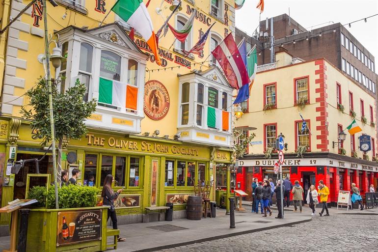 Temple Bar, lebendige Viertel in Dublin