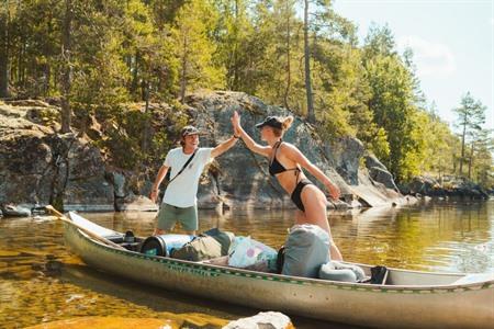 Die Kanutour in Schweden