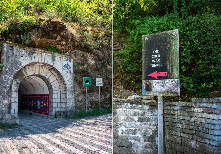 Der Cold War Tunnel in Gjirokastër