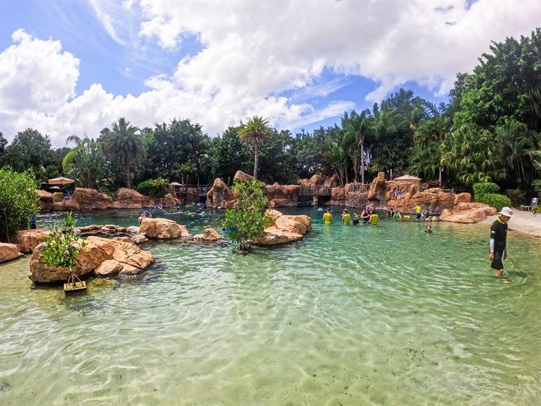 Das Grand Reef im Discovery Cove in Orlando