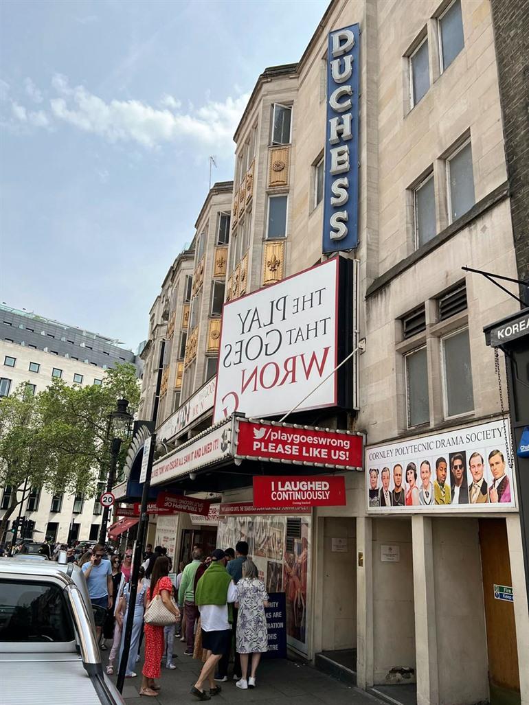 The Play That Goes Wrong, West End London