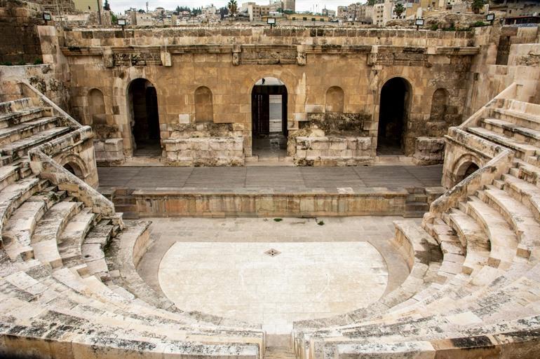Theater des Odeon in Amman, Jordanien