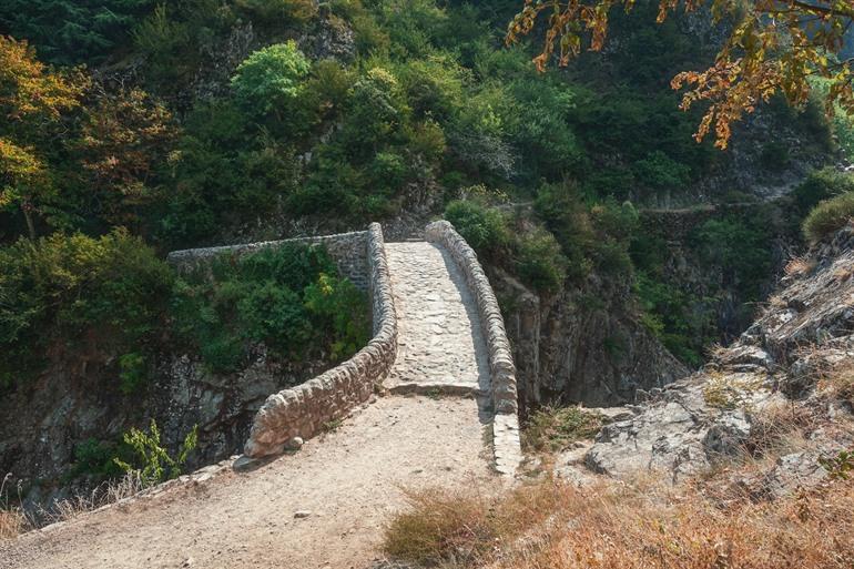 Thueyts in der Ardèche, Frankreich