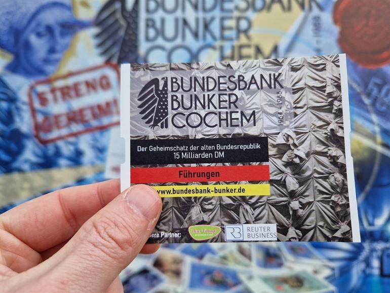 Tickets für den Bundesbank-Bunker in Cochem