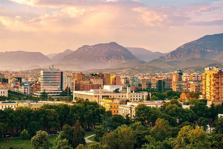 Tirana in Albanien