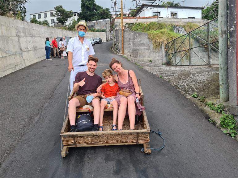 Rodelfahrt in Madeira