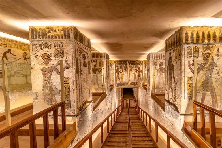Grab des Ramses III im Tal der Könige, Luxor, Ägypten