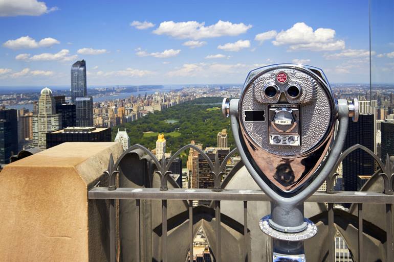 Top of the Rock in New York am Rockefeller Center
