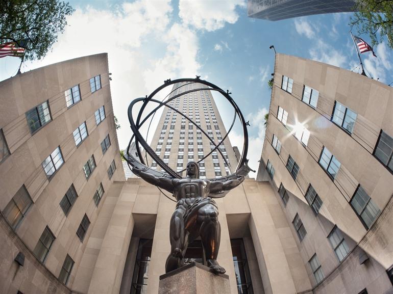 Top of the Rock in New York am Rockefeller Center