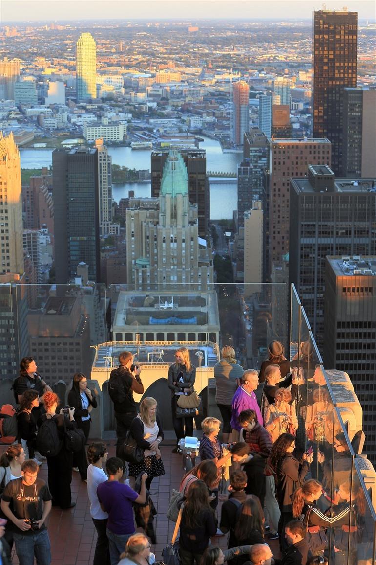 Top of the Rock in New York am Rockefeller Center