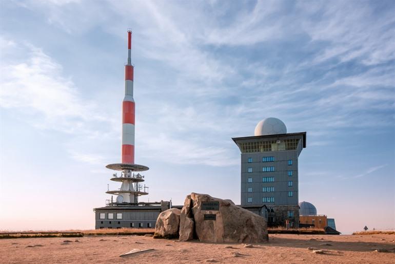 Gipfel des Brockenbergs im Harz