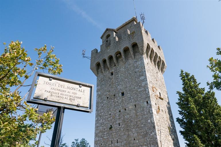 Turm des Montale, San Marino, Italien