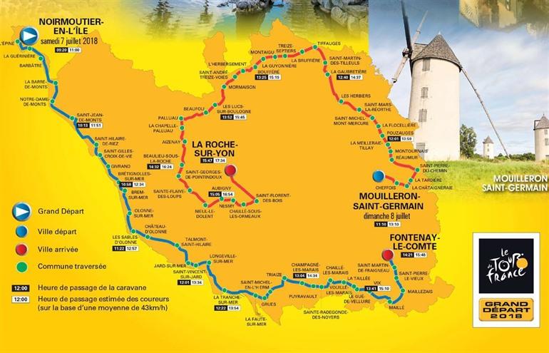 Tour-de-France-Routen
