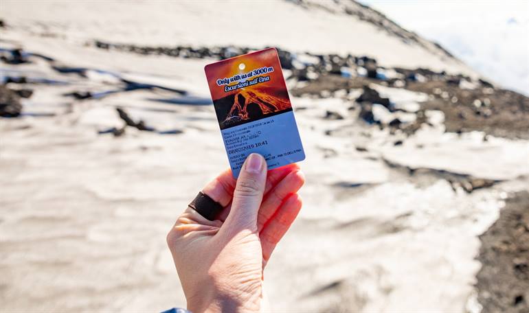 Etna-Tourticket für die Sizilien-Exkursion