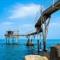 Trabocchi-Bauten bei Ortona, Abruzzen, Italien