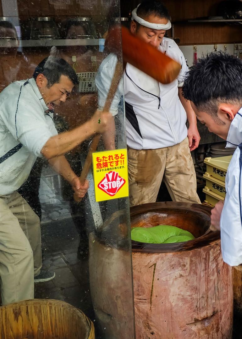 Traditionelle Technik bei Nakatanidou